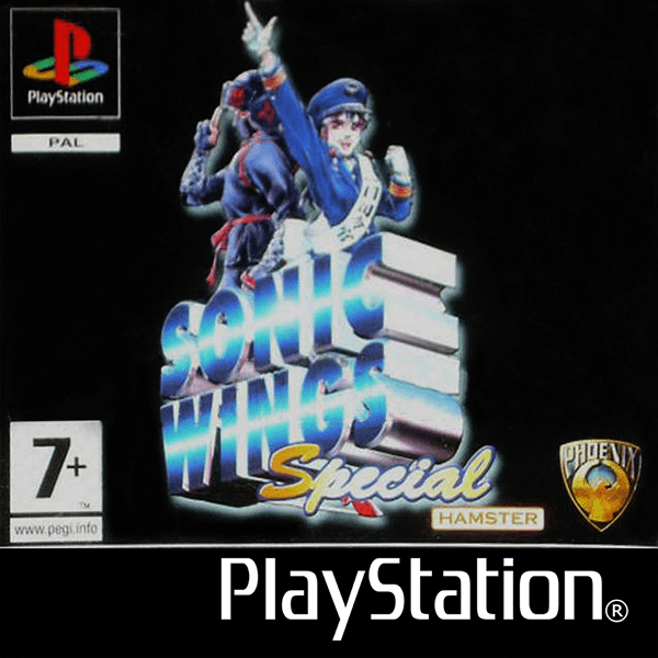 Sonic Wings Special box art for Playstation